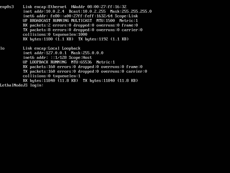 IPアドレスの確認